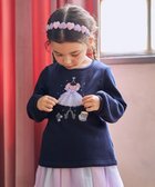 【エニィ/ANY / KIDS】のドレスモチーフ 裏シャギー トレーナー ネイビー|ID: prp329100004756792 ipo3291000000034409996