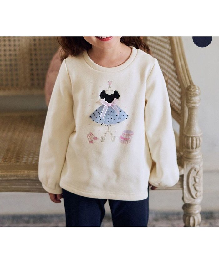 【エニィ/ANY / KIDS】のドレスモチーフ 裏シャギー トレーナー インテリア・キッズ・メンズ・レディースファッション・服の通販 founy(ファニー) https://founy.com/ ファッション Fashion キッズファッション Fashion for Kids トップス・カットソー Cut & Sew Tops ワンピース Dresses ガーリー Girly, Feminine Style スウェット / スエット Sweatshirt, Sweatwear チュール Tulip, Tulip Motif トレーナー Sweatshirt, Trainer ドレス Dress, One-Piece ポケット Pocket, Pocket Detail モチーフ Motif, Design Theme リボン Ribbon, Bow エレガント 上品 Elegant 冬 Winter / This Winter A/W・秋冬 Autumn/Winter |ID: prp329100004756792 ipo3291000000035368307