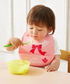 【ミキハウスホットビスケッツ/MIKI HOUSE HOT BISCUITS / KIDS】のシリコン製 ランチスタイ ピンク|ID: prp329100004756793 ipo3291000000034410002