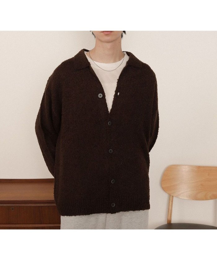 【ウィゴー/WEGO / MEN】のブークレボタンカーディガン インテリア・キッズ・メンズ・レディースファッション・服の通販 founy(ファニー) https://founy.com/ ファッション Fashion メンズファッション Fashion for Men トップス・カットソー Cut & Sew Tops カーディガン / 羽織り Cardigans インナー Innerwear 秋 Autumn カーディガン Cardigan, Knitwear シューズ Shoes, Footwear シンプル Simple, Minimal ジャケット Jacket, Outerwear スマホ Smartphone, Mobile Device スマート Smart, Elegant スラックス Slacks, Dress Pants ハイネック High Neck, Mock Neck バランス Balance, Style Balance フロント Front, Front Design ベーシック Basic, Essential 冬 Winter / This Winter A/W・秋冬 Autumn/Winter |ID: prp329100004756817 ipo3291000000034410139