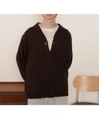 【ウィゴー/WEGO / MEN】のブークレボタンカーディガン ブラウン|ID: prp329100004756817 ipo3291000000034410140