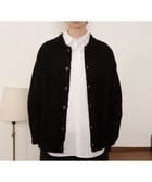 【ウィゴー/WEGO / MEN】のブークレボタンカーディガン ブラック|ID: prp329100004756817 ipo3291000000034410142