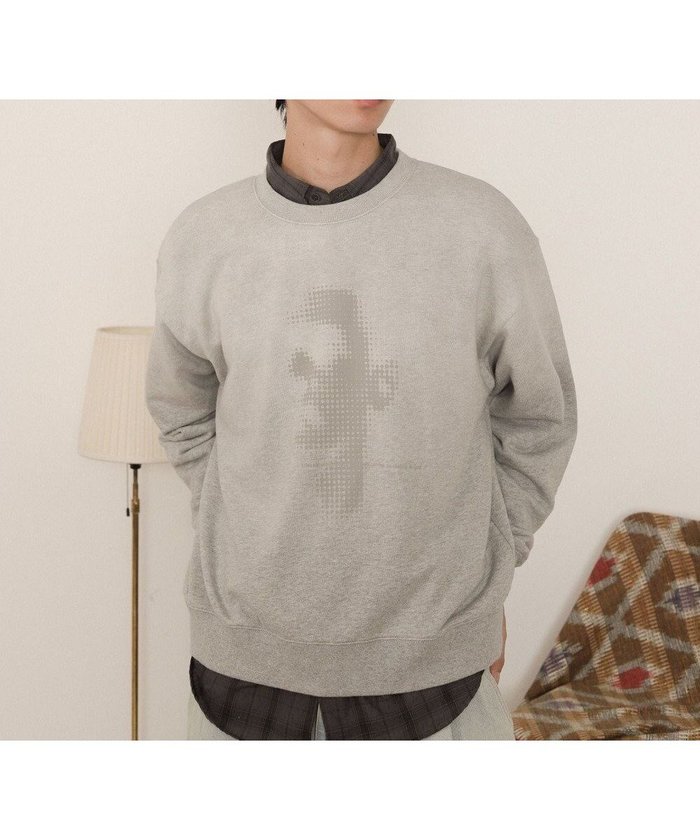 【ウィゴー/WEGO / MEN】のフェードプリントプルオーバー インテリア・キッズ・メンズ・レディースファッション・服の通販 founy(ファニー) https://founy.com/ ファッション Fashion メンズファッション Fashion for Men トップス・カットソー Cut & Sew Tops ヴィンテージ Vintage Style 春 Spring 秋 Autumn カーゴパンツ Cargo Pants, Utility Pants シンプル Simple, Minimal スウェット / スエット Sweatshirt, Sweatwear スニーカー Sneakers, Trainers スマホ Smartphone, Mobile Device 長袖 Long Sleeve, Full Sleeve バランス Balance, Style Balance プリント Print, Printed Pattern ベーシック Basic, Essential モノトーン Monotone, Black and White ルーズ Loose, Oversized ワイド Wide, Wide Fit 冬 Winter / This Winter A/W・秋冬 Autumn/Winter |ID: prp329100004756821 ipo3291000000034410153