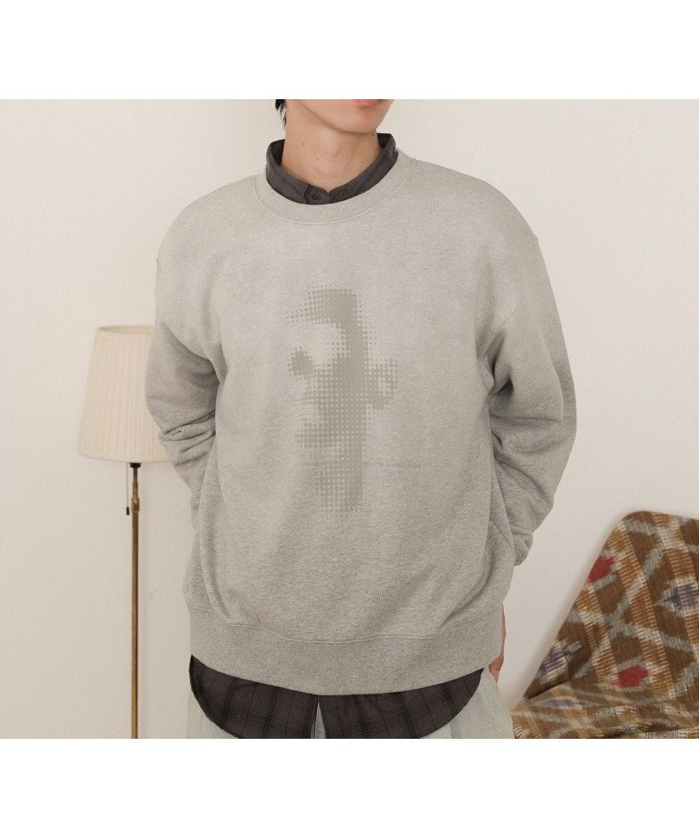 【ウィゴー/WEGO / MEN】のフェードプリントプルオーバー 人気、トレンドファッション・服の通販 founy(ファニー) 　ファッション　Fashion　メンズファッション　Fashion for Men　トップス・カットソー　Cut & Sew Tops　ヴィンテージ　Vintage Style　春　Spring　秋　Autumn　カーゴパンツ　Cargo Pants, Utility Pants　シンプル　Simple, Minimal　スウェット / スエット　Sweatshirt, Sweatwear　スニーカー　Sneakers, Trainers　スマホ　Smartphone, Mobile Device　長袖　Long Sleeve, Full Sleeve　バランス　Balance, Style Balance　プリント　Print, Printed Pattern　ベーシック　Basic, Essential　モノトーン　Monotone, Black and White　ルーズ　Loose, Oversized　ワイド　Wide, Wide Fit　冬　Winter / This Winter　A/W・秋冬　Autumn/Winter　 other-1|ID: prp329100004756821 ipo3291000000034410153