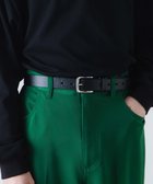 【ウィゴー/WEGO / MEN】のフェイクレザープレーンベルト ブラック|ID: prp329100004756836 ipo3291000000034410331