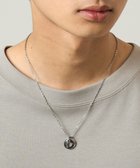 【ウィゴー/WEGO / MEN】のミニトリプルリングチェーンネックレス ブラック|ID: prp329100004756837 ipo3291000000034410336