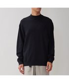【アンフィーロ/UNFILO / MEN】のスタイリッシュ ハイネック ニット ブラック|ID: prp329100004756841 ipo3291000000034410394