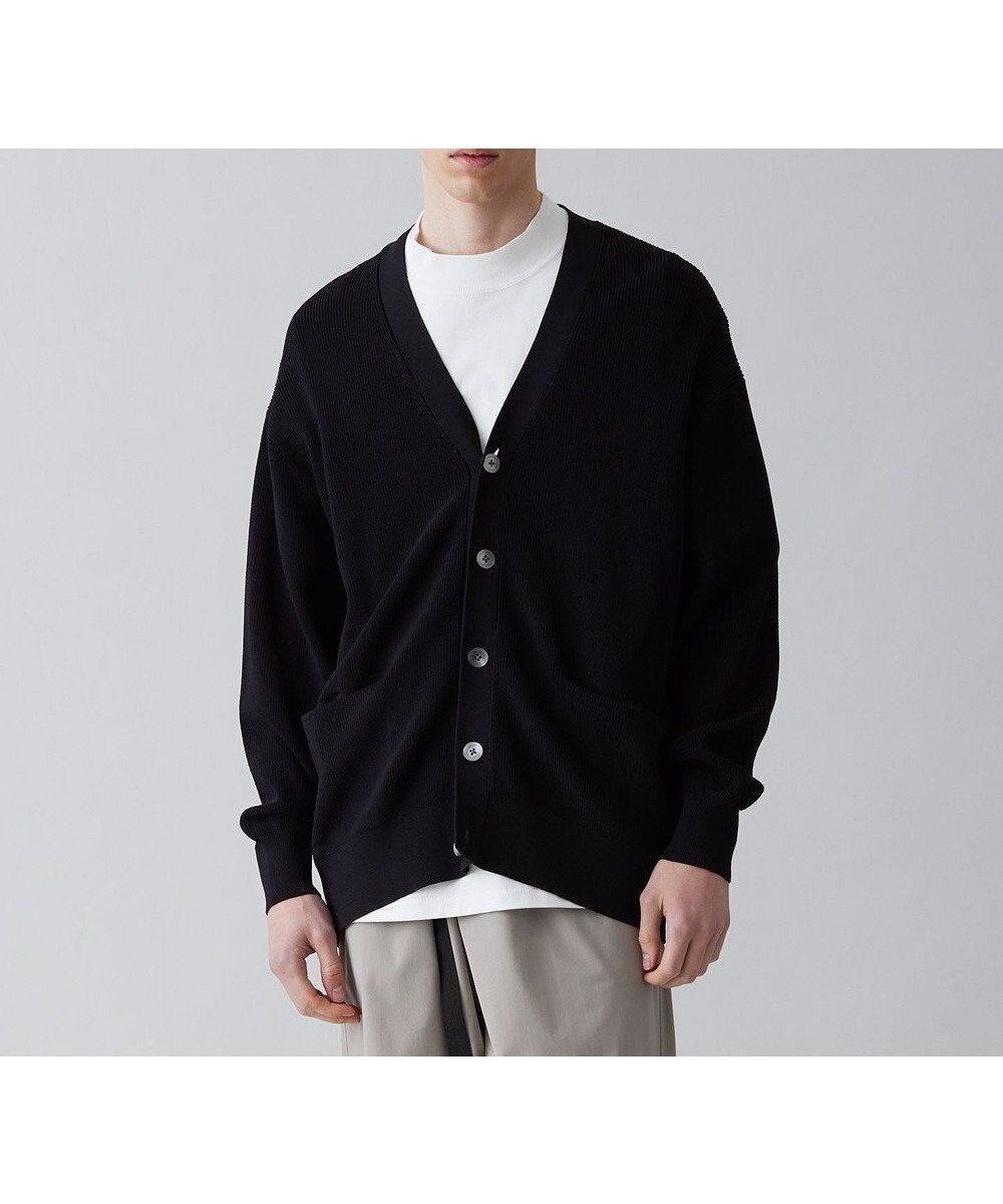 【アンフィーロ/UNFILO / MEN】のイージーケア ニットカーディガン 23年春夏商品 インテリア・キッズ・メンズ・レディースファッション・服の通販 founy(ファニー) 　ファッション　Fashion　メンズファッション　Fashion for Men　トップス・カットソー　Cut & Sew Tops　ニット・セーター / 定番トップス　Knit Tops & Sweaters　カーディガン / 羽織り　Cardigans　ウォッシャブル　Machine Washable　春　Spring　カーディガン　Cardigan, Knitwear　抗菌　Antibacterial, Bacteria-Resistant　ストレッチ　Stretch, Stretchy Fabric　雑誌　Magazine, Fashion Magazine　ポケット　Pocket, Pocket Detail　ワイド　Wide, Wide Fit　S/S・春夏　SS, Spring/Summer, Warm Season　おすすめ　Recommended / Our Picks　夏　Summer　エレガント 上品　Elegant　ブラック|ID: prp329100004756843 ipo3291000000034410407