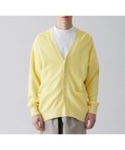【アンフィーロ/UNFILO / MEN】のイージーケア ニットカーディガン 23年春夏商品 イエロー|ID: prp329100004756843 ipo3291000000034410408