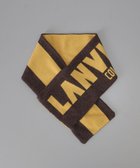 【オーロラ/AURORA / MEN】の【 LANVIN COLLECTION(ランバン コレクション) 】カシミヤニットジャカード片通しマフラー(WASH) イエロー|ID: prp329100004756846 ipo3291000000034410440