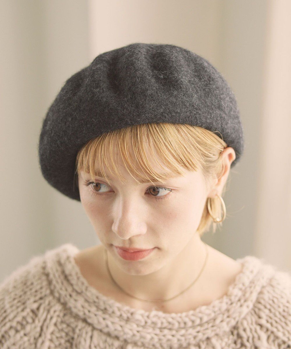 【石田製帽/ISHIDASEIBOU】のFOXベレー インテリア・キッズ・メンズ・レディースファッション・服の通販 founy(ファニー) ファッション Fashion レディースファッション Fashion for Women キャップ&ハット Hats & Caps シンプル Simple, Minimal フォルム Silhouette, Form ベーシック Basic, Essential 帽子 Hat, Headwear 防寒 Cold Protection, Winter-Ready 冬 Winter / This Winter おすすめ Recommended / Our Picks ブラック|ID: prp329100004756884 ipo3291000000034410733