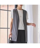 【ジェイ プレス/J.PRESS】の【WEB限定・洗える】シアートリコット ジレ グレー系|ID: prp329100004756897 ipo3291000000034410970