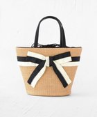 【トッカ/TOCCA】のBICOLOR RIBBON BASKET かごバッグ ベージュ|ID: prp329100004756907 ipo3291000000034411104
