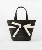 【トッカ/TOCCA】のBICOLOR RIBBON BASKET かごバッグ ブラック|ID: prp329100004756907 ipo3291000000034411106