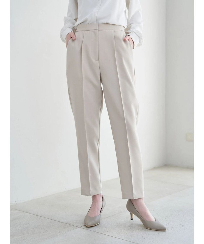 【イェッカ ヴェッカ/YECCA VECCA】のストレッチピンタックパンツ インテリア・キッズ・メンズ・レディースファッション・服の通販 founy(ファニー) https://founy.com/ ファッション Fashion レディースファッション Fashion for Women パンツ Pants & Trousers ジャケット Jacket, Outerwear ストレッチ Stretch, Stretchy Fabric ストレート Straight, Straight Cut セットアップ Set-Up, Coordinated Outfit センター Center, Center Line ポケット Pocket, Pocket Detail 夏 Summer 春 Spring S/S・春夏 SS, Spring/Summer, Warm Season |ID: prp329100004756914 ipo3291000000034411226