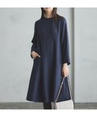 【組曲/KUMIKYOKU】の【WEB限定】ウールジョーゼット フレアワンピース ネイビー系|ID: prp329100004756929 ipo3291000000034411323