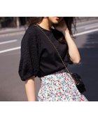 【組曲/KUMIKYOKU】の【洗える】レリーフスリーブジャージー カットソー 人気、トレンドファッション・服の通販 founy(ファニー) ファッション Fashion レディースファッション Fashion for Women トップス・カットソー Cut & Sew Tops シャツ・ブラウス・オフィスカジュアル Elegant Blouses & Button-Ups ロングTシャツ・Tシャツ Longline T-Shirts & Tees カットソー・ベーシックTシャツ Cut-and-Sewn Tops / Stretch Tees & Basics 洗える Machine Washable カットソー Cut and Sewn Top シアー Sheer, See-Through シンプル Simple, Minimal デニム Denim, Jeans Material ヨーク Yoke, Yoke Design A/W・秋冬 Autumn/Winter thumbnail ブラック系|ID: prp329100004756941 ipo3291000000034411462