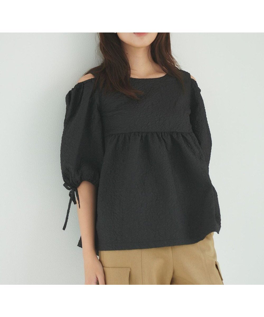 【フェルゥ/Feroux】の【洗える】フクレジャガードチュニック ブラウス 人気、トレンドファッション・服の通販 founy(ファニー) ファッション Fashion レディースファッション Fashion for Women トップス・カットソー Cut & Sew Tops シャツ・ブラウス・オフィスカジュアル Elegant Blouses & Button-Ups エアリー Airy Texture カーゴパンツ Cargo Pants, Utility Pants フェミニン Feminine, Girly 今季 This Season, Current Season 夏 Summer 春 Spring S/S・春夏 SS, Spring/Summer, Warm Season 洗える Machine Washable other-1|ID: prp329100004756943 ipo3291000000034411470