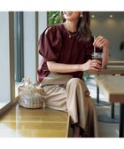 【アンフィーロ 自由区/UNFILO】の【接触冷感/吸水速乾】BEAUTY FORM パフスリーブ Tシャツ 人気、トレンドファッション・服の通販 founy(ファニー) ファッション Fashion レディースファッション Fashion for Women トップス・カットソー Cut & Sew Tops シャツ・ブラウス・オフィスカジュアル Elegant Blouses & Button-Ups ロングTシャツ・Tシャツ Longline T-Shirts & Tees カットソー・ベーシックTシャツ Cut-and-Sewn Tops / Stretch Tees & Basics 春 Spring カットソー Cut and Sewn Top コンシャス Conscious, Bodycon 吸水 Absorbent, Quick-Dry 抗菌 Antibacterial, Bacteria-Resistant シルク Silk, 100% Silk スリーブ Sleeve, Long Sleeve / Short Sleeve 雑誌 Magazine, Fashion Magazine タフタ Taffeta, Structured Fabric ドレープ Drape, Draping Fabric バランス Balance, Style Balance フィット Fit, Slim Fit ボトム Bottoms, Lower Wear S/S・春夏 SS, Spring/Summer, Warm Season 夏 Summer thumbnail ワイン系|ID: prp329100004756954 ipo3291000000034411545