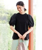 【アンフィーロ 自由区/UNFILO】の【接触冷感/吸水速乾】BEAUTY FORM パフスリーブ Tシャツ 人気、トレンドファッション・服の通販 founy(ファニー) ファッション Fashion レディースファッション Fashion for Women トップス・カットソー Cut & Sew Tops シャツ・ブラウス・オフィスカジュアル Elegant Blouses & Button-Ups ロングTシャツ・Tシャツ Longline T-Shirts & Tees カットソー・ベーシックTシャツ Cut-and-Sewn Tops / Stretch Tees & Basics 春 Spring カットソー Cut and Sewn Top コンシャス Conscious, Bodycon 吸水 Absorbent, Quick-Dry 抗菌 Antibacterial, Bacteria-Resistant シルク Silk, 100% Silk スリーブ Sleeve, Long Sleeve / Short Sleeve 雑誌 Magazine, Fashion Magazine タフタ Taffeta, Structured Fabric ドレープ Drape, Draping Fabric バランス Balance, Style Balance フィット Fit, Slim Fit ボトム Bottoms, Lower Wear S/S・春夏 SS, Spring/Summer, Warm Season 夏 Summer thumbnail ブラック系|ID: prp329100004756954 ipo3291000000034411547