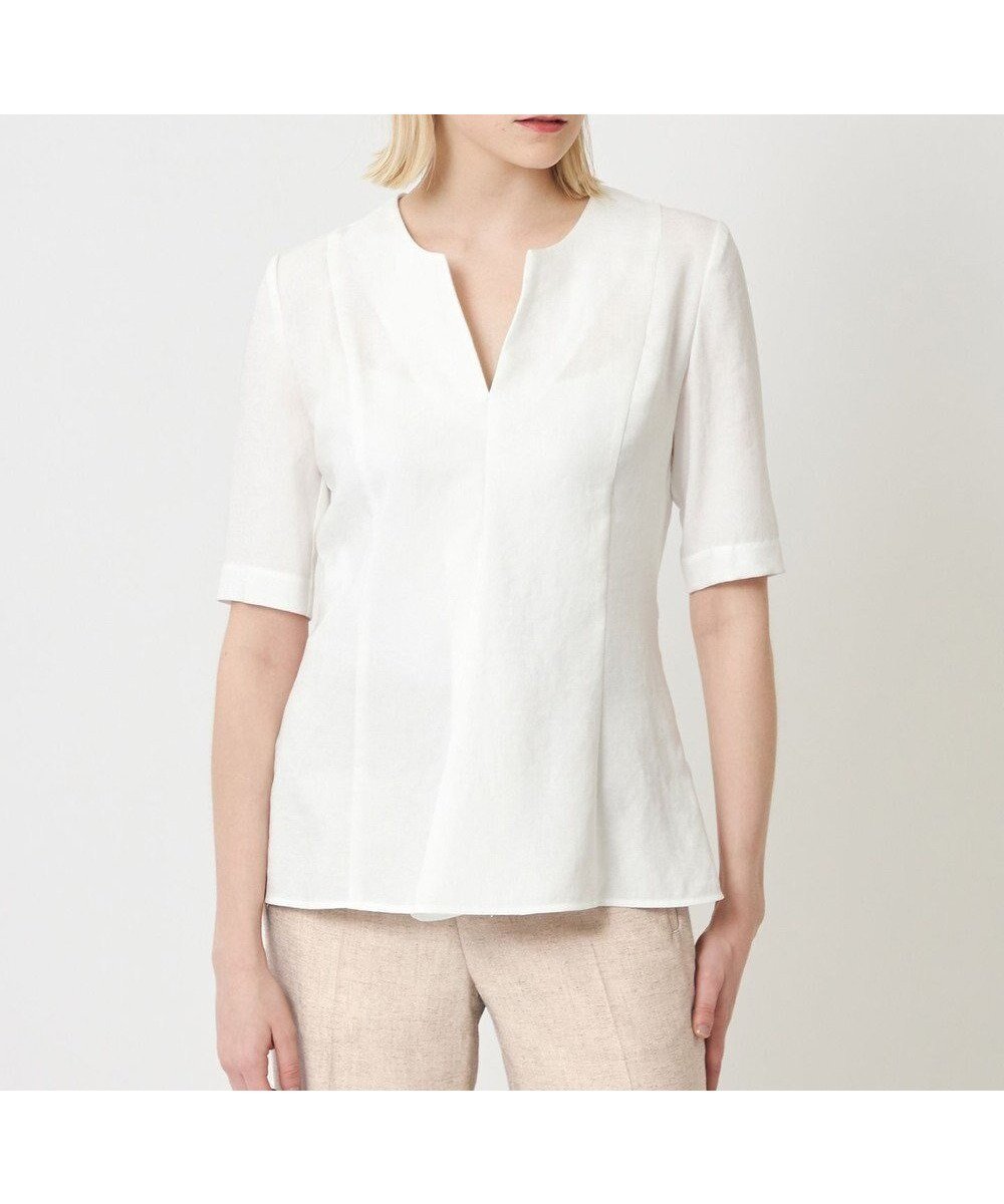 【ベイジ,/BEIGE,】のCAROLE / ペプラムブラウス インテリア・キッズ・メンズ・レディースファッション・服の通販 founy(ファニー) ファッション Fashion レディースファッション Fashion for Women トップス・カットソー Cut & Sew Tops シャツ・ブラウス・オフィスカジュアル Elegant Blouses & Button-Ups 春 Spring コンパクト Compact, Small Size ストレッチ Stretch, Stretchy Fabric スリット Slit, Slit Detail タンブラー Tumbler, Travel Mug ペプラム Peplum, Flared Hem マニッシュ Mannish, Boyish ワイド Wide, Wide Fit S/S・春夏 SS, Spring/Summer, Warm Season おすすめ Recommended / Our Picks 夏 Summer 2023春夏・S/S Spring/Summer 2023 SS23 2023年 2023 エレガント 上品 Elegant White×Sand|ID: prp329100004757870 ipo3291000000034424061