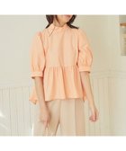 【フェルゥ/Feroux】の【新色追加・ONWARD CROSSET MAG掲載】バックリボンパフスリーブ ブラウス オレンジ系|ID: prp329100004757876 ipo3291000000034424118