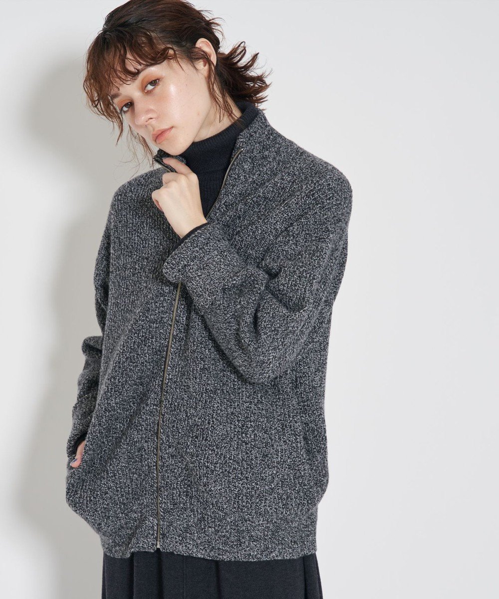 【ジェイプレスヨークストリート/J.PRESS YORK STREET】の【UNISEX】フルジップニット カーディガン インテリア・キッズ・メンズ・レディースファッション・服の通販 founy(ファニー) 　ファッション　Fashion　レディースファッション　Fashion for Women　トップス・カットソー　Cut & Sew Tops　ニット　Knit Tops & Sweaters　カーディガン・羽織り　Layered Style Cardigans　ユニセックス　Unisex, Genderless　なめらか　Smooth, Silky Texture　カーディガン　Cardigan, Knitwear　シンプル　Simple, Minimal　ボトム　Bottoms, Lower Wear　畦　Ribbed Knit　A/W・秋冬　Autumn/Winter　グレー系7|ID: prp329100004757881 ipo3291000000034424169