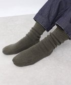 【ホワイトメイルズ/WHITE MAILS】の【UNISEX】WOOL PAPER DOUBLE KNIT ルームソックス 人気、トレンドファッション・服の通販 founy(ファニー) ファッション Fashion レディースファッション Fashion for Women ソックス&靴下 Socks & Hosiery レッグウェア・ストッキング Legwear & Hosiery 吸水 Absorbent, Quick-Dry 抗菌 Antibacterial, Bacteria-Resistant 軽量 Lightweight, Ultra Light シンプル Simple, Minimal ソックス Socks, Hosiery ダブル Double, Double-Breasted フェイス Face, Facial Design ホールガーメント WholeGarment, Seamless Knit ユニセックス Unisex, Genderless 冬 Winter / This Winter おすすめ Recommended / Our Picks 夏 Summer thumbnail カーキ|ID: prp329100004757886 ipo3291000000034424219