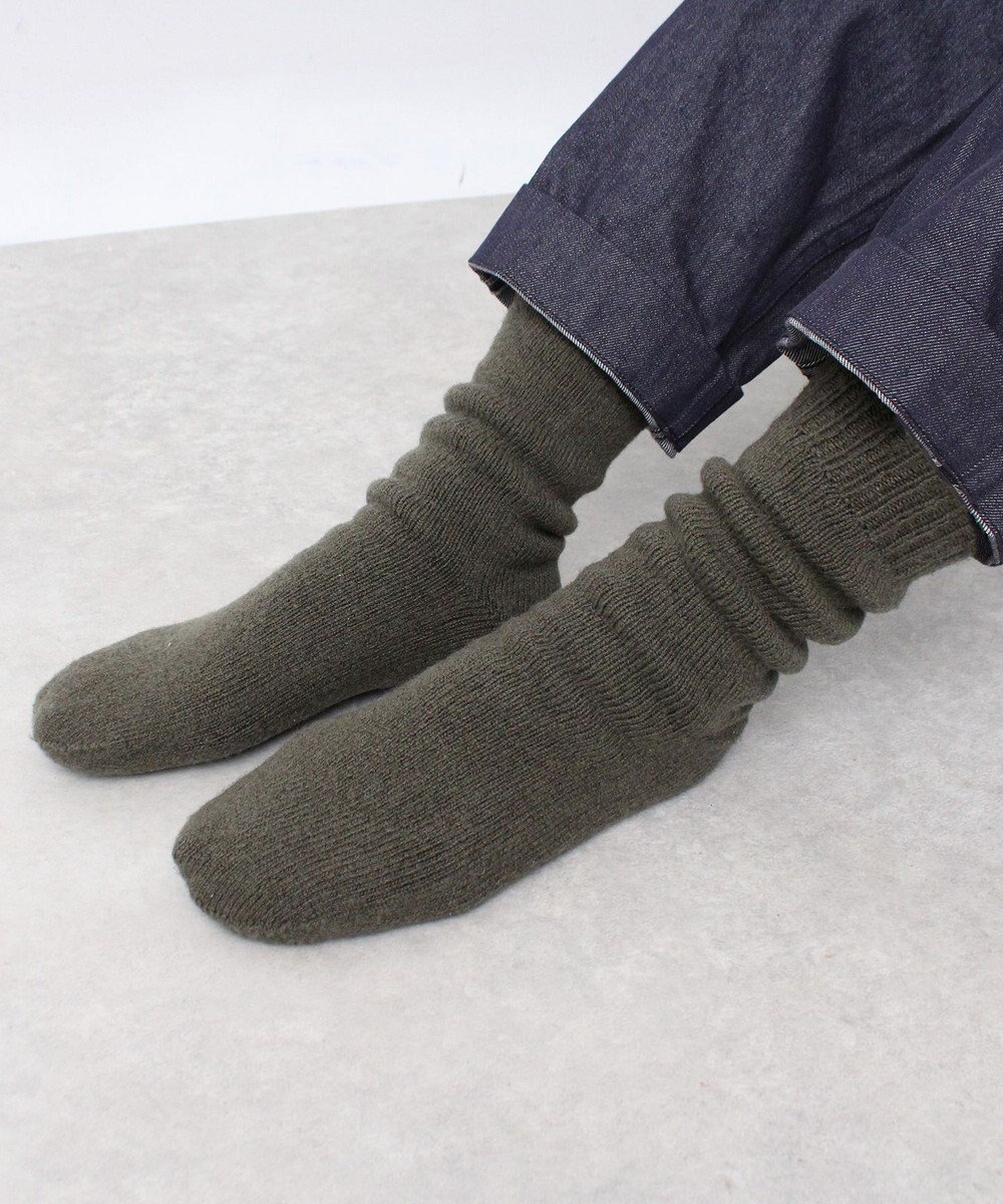 【ホワイトメイルズ/WHITE MAILS】の【UNISEX】WOOL PAPER DOUBLE KNIT ルームソックス インテリア・キッズ・メンズ・レディースファッション・服の通販 founy(ファニー) ファッション Fashion レディースファッション Fashion for Women ソックス&靴下 Socks & Hosiery レッグウェア・ストッキング Legwear & Hosiery 吸水 Absorbent, Quick-Dry 抗菌 Antibacterial, Bacteria-Resistant 軽量 Lightweight, Ultra Light シンプル Simple, Minimal ソックス Socks, Hosiery ダブル Double, Double-Breasted フェイス Face, Facial Design ホールガーメント WholeGarment, Seamless Knit ユニセックス Unisex, Genderless 冬 Winter / This Winter おすすめ Recommended / Our Picks 夏 Summer カーキ|ID: prp329100004757886 ipo3291000000034424219