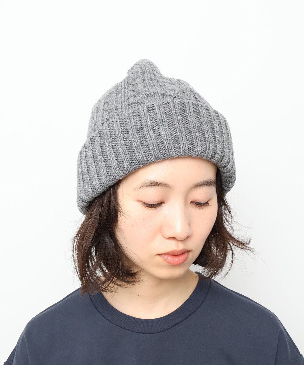 【ホワイトメイルズ/WHITE MAILS】の【UNISEX】WOOL PAPER DOUBLE KNIT ケーブルビーニー インテリア・キッズ・メンズ・レディースファッション・服の通販 founy(ファニー) ファッション Fashion レディースファッション Fashion for Women トップス・カットソー Cut & Sew Tops ニット Knit Tops & Sweaters キャップ&ハット Hats & Caps キャップ Cap, Baseball Cap 吸水 Absorbent, Quick-Dry 抗菌 Antibacterial, Bacteria-Resistant 軽量 Lightweight, Ultra Light ダブル Double, Double-Breasted フェイス Face, Facial Design ホールガーメント WholeGarment, Seamless Knit 帽子 Hat, Headwear ユニセックス Unisex, Genderless 冬 Winter / This Winter 夏 Summer グレー|ID: prp329100004757887 ipo3291000000034424222
