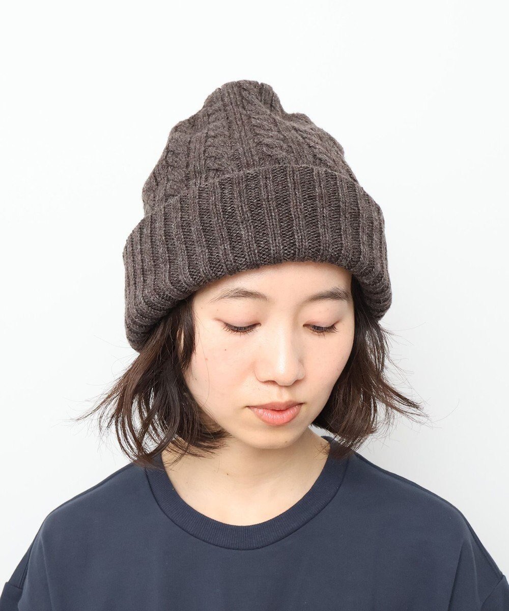 【ホワイトメイルズ/WHITE MAILS】の【UNISEX】WOOL PAPER DOUBLE KNIT ケーブルビーニー インテリア・キッズ・メンズ・レディースファッション・服の通販 founy(ファニー) ファッション Fashion レディースファッション Fashion for Women トップス・カットソー Cut & Sew Tops ニット Knit Tops & Sweaters キャップ&ハット Hats & Caps キャップ Cap, Baseball Cap 吸水 Absorbent, Quick-Dry 抗菌 Antibacterial, Bacteria-Resistant 軽量 Lightweight, Ultra Light ダブル Double, Double-Breasted フェイス Face, Facial Design ホールガーメント WholeGarment, Seamless Knit 帽子 Hat, Headwear ユニセックス Unisex, Genderless 冬 Winter / This Winter 夏 Summer チャコールグレー|ID: prp329100004757887 ipo3291000000034424224