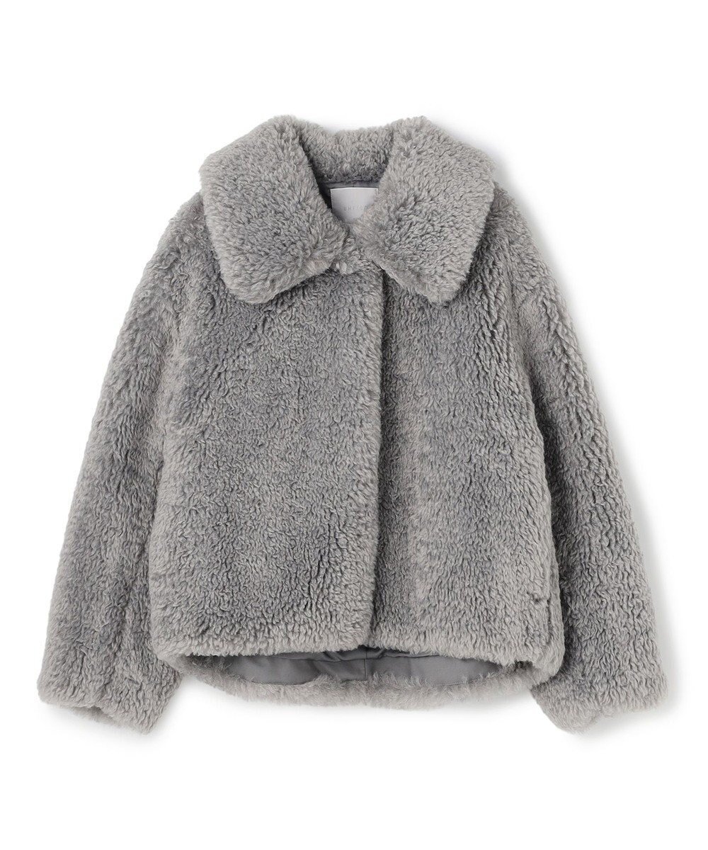 【アンフィーロ 自由区/UNFILO】のエコファー ステンカラーコート インテリア・キッズ・メンズ・レディースファッション・服の通販 founy(ファニー)  ファッション Fashion レディースファッション Fashion for Women アウター Coat / Outerwear Collection コート・ロングコート・ピーコート Long Coats, Peacoats & More レディースジャケット・軽アウター Jackets 新作・新入荷 New Arrivals / New In なめらか Smooth, Silky Texture ジャケット Jacket, Outerwear リアル Real, Realistic A/W・秋冬 Autumn/Winter グレー|ID: prp329100004757901 ipo3291000000034424316