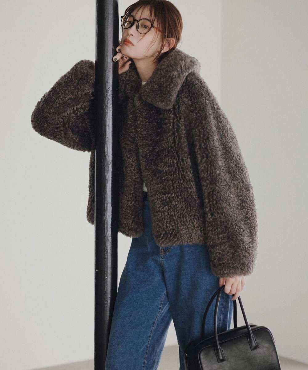 【アンフィーロ 自由区/UNFILO】のエコファー ステンカラーコート 人気、トレンドファッション・服の通販 founy(ファニー) ファッション Fashion レディースファッション Fashion for Women アウター Coat / Outerwear Collection コート・ロングコート・ピーコート Long Coats, Peacoats & More レディースジャケット・軽アウター Jackets なめらか Smooth, Silky Texture ジャケット Jacket, Outerwear リアル Real, Realistic 新作・新入荷 New Arrivals / New In A/W・秋冬 Autumn/Winter other-1|ID: prp329100004757901 ipo3291000000034474655