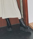 【ブリジット バーキン/Bridget Birkin】の【PARADIS COULEUR】ボリュームソールセンタージップブーツ 人気、トレンドファッション・服の通販 founy(ファニー) ファッション Fashion レディースファッション Fashion for Women ショート Short, Short Length フォルム Silhouette, Form ワイド Wide, Wide Fit 夏 Summer S/S・春夏 SS, Spring/Summer, Warm Season A/W・秋冬 Autumn/Winter 軽量 Lightweight, Ultra Light thumbnail ブラック|ID: prp329100004757905 ipo3291000000034424334