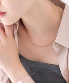 【フィービィー/phoebe】の【金属アレルギー対応】リンキーデザインチェーンネックレス ゴールド ニッケルフリー ゴールド|ID: prp329100004757911 ipo3291000000034424353