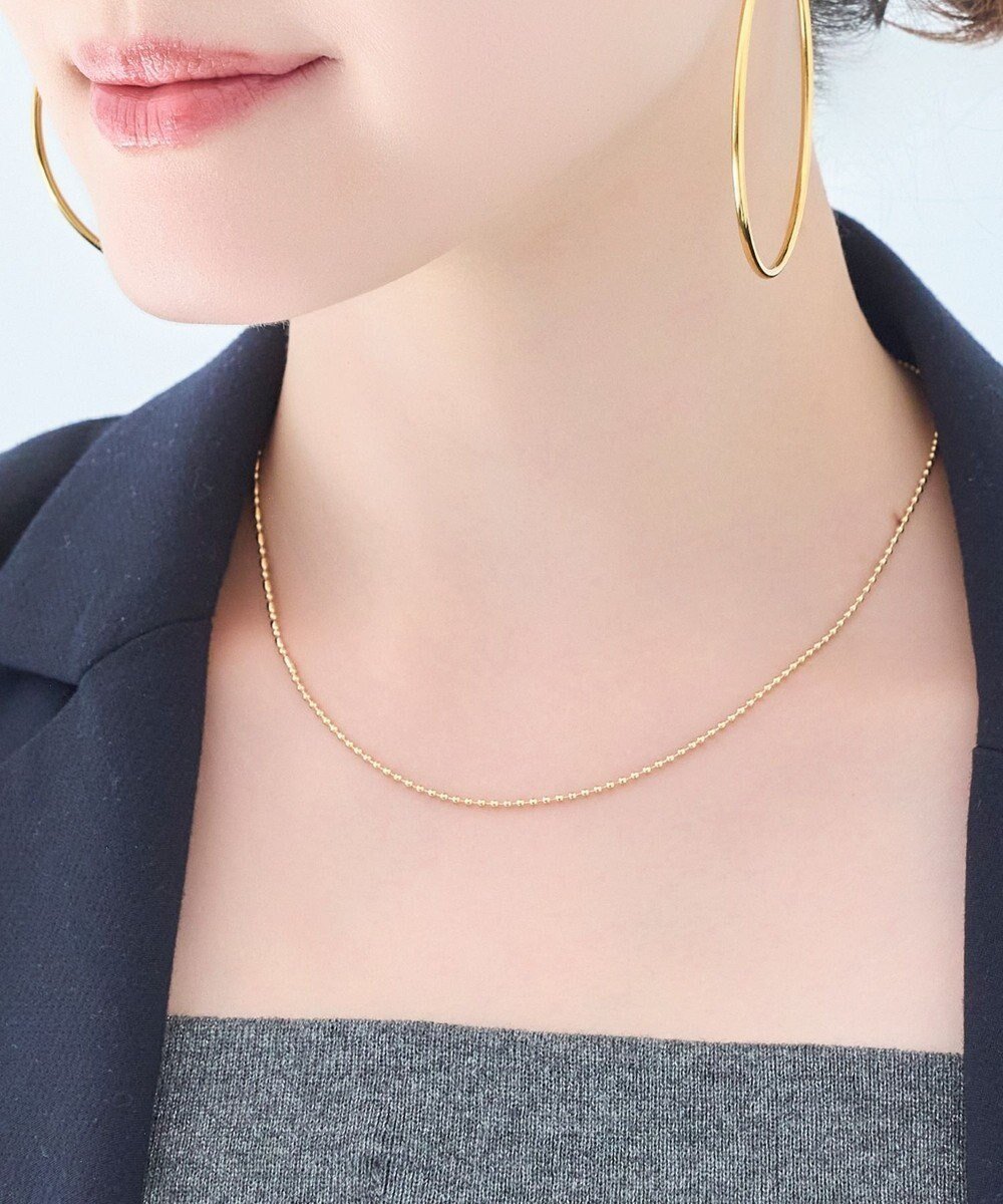 【フィービィー/phoebe】の【金属アレルギー対応】リンキービーンデザインチェーンネックレス ゴールド ニッケルフリー 人気、トレンドファッション・服の通販 founy(ファニー) 　ファッション　Fashion　レディースファッション　Fashion for Women　ジュエリー　Jewelry　ネックレス　Necklaces & Pendants　アクセサリー　Fashion Accessories　シンプル　Simple, Minimal　チェーン　Chain, Chain Strap　ネックレス　Necklace, Pendant Necklace　 other-1|ID: prp329100004757913 ipo3291000000034424356