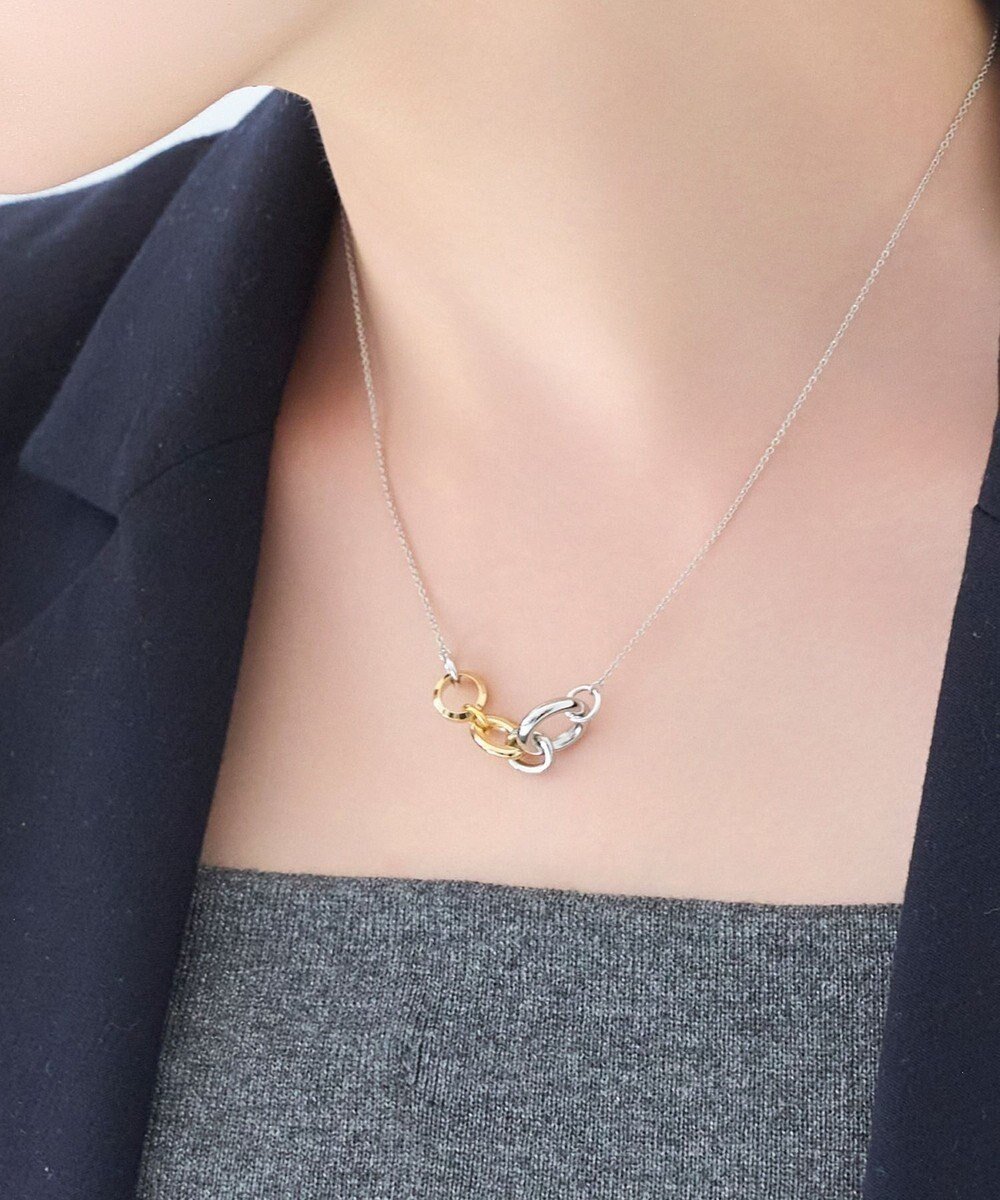 【フィービィー/phoebe】の【金属アレルギー対応】ミックスループメタルネックレス シルバー ニッケルフリー インテリア・キッズ・メンズ・レディースファッション・服の通販 founy(ファニー) 　ファッション　Fashion　レディースファッション　Fashion for Women　ジュエリー　Jewelry　ネックレス　Necklaces & Pendants　アクセサリー　Fashion Accessories　シルバー　Silver, Metallic Silver　ネックレス　Necklace, Pendant Necklace　フープ　Hoop, Hoop Earrings　ミックス　Mix, Mixed Style　メタル　Metal, Metal Parts　モチーフ　Motif, Design Theme　ループ　Loop, Loop Knit　シルバー|ID: prp329100004757918 ipo3291000000035631739