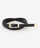 【組曲/KUMIKYOKU】のバックルナローベルト 人気、トレンドファッション・服の通販 founy(ファニー) ファッション Fashion レディースファッション Fashion for Women バッグ Bags ベルト&ウエストマーク Belts & Waist Accessories 新作・新入荷 New Arrivals / New In おすすめ Recommended / Our Picks ギフト プレゼント Gift / Present シンプル Simple, Minimal フォーマル Formal, Dressy ベーシック Basic, Essential メタル Metal, Metal Parts thumbnail ブラック系|ID: prp329100004757921 ipo3291000000034424374