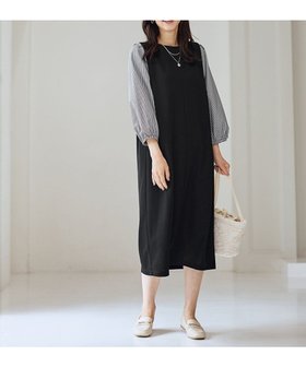 【エニー/ANY】のシャツコンビワンピース 人気、トレンドファッション・服の通販 founy(ファニー) ファッション Fashion レディースファッション Fashion for Women ワンピース Dresses アクセサリー Fashion Accessories 春 Spring 洗える Machine Washable コンビ Combo, Combination Style ストライプ Stripe, Striped Pattern ボックス Boxy, Box Shape A/W・秋冬 Autumn/Winter |ID:prp329100004757926