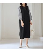 【エニー/ANY】のシャツコンビワンピース ブラック|ID: prp329100004757926 ipo3291000000034424389