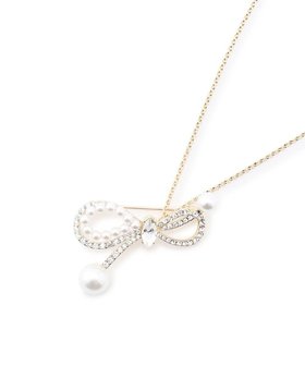 【トッカ/TOCCA】 SHAKE RIBBON 2WAY BROOCH NECKLACE ブローチネックレス人気、トレンドファッション・服の通販 founy(ファニー) ファッション Fashion レディースファッション Fashion for Women ジュエリー Jewelry ネックレス Necklaces & Pendants アクセサリー Fashion Accessories アシンメトリー Asymmetrical Style チェーン Chain, Chain Strap ネックレス Necklace, Pendant Necklace パール Pearl, Pearl Accent ビジュー Bijou, Jewel-like Accent フォルム Silhouette, Form フォーマル Formal, Dressy ブローチ Brooch, Pin Brooch 無地 Plain, Solid Color リボン Ribbon, Bow リュクス Luxury, Elegant, High-End, Chic S/S・春夏 SS, Spring/Summer, Warm Season 新作・新入荷 New Arrivals / New In おすすめ Recommended / Our Picks 夏 Summer エレガント 上品 Elegant セレモニー Ceremony ギフト プレゼント Gift / Present 2026年 2026 |ID:prp329100004757930