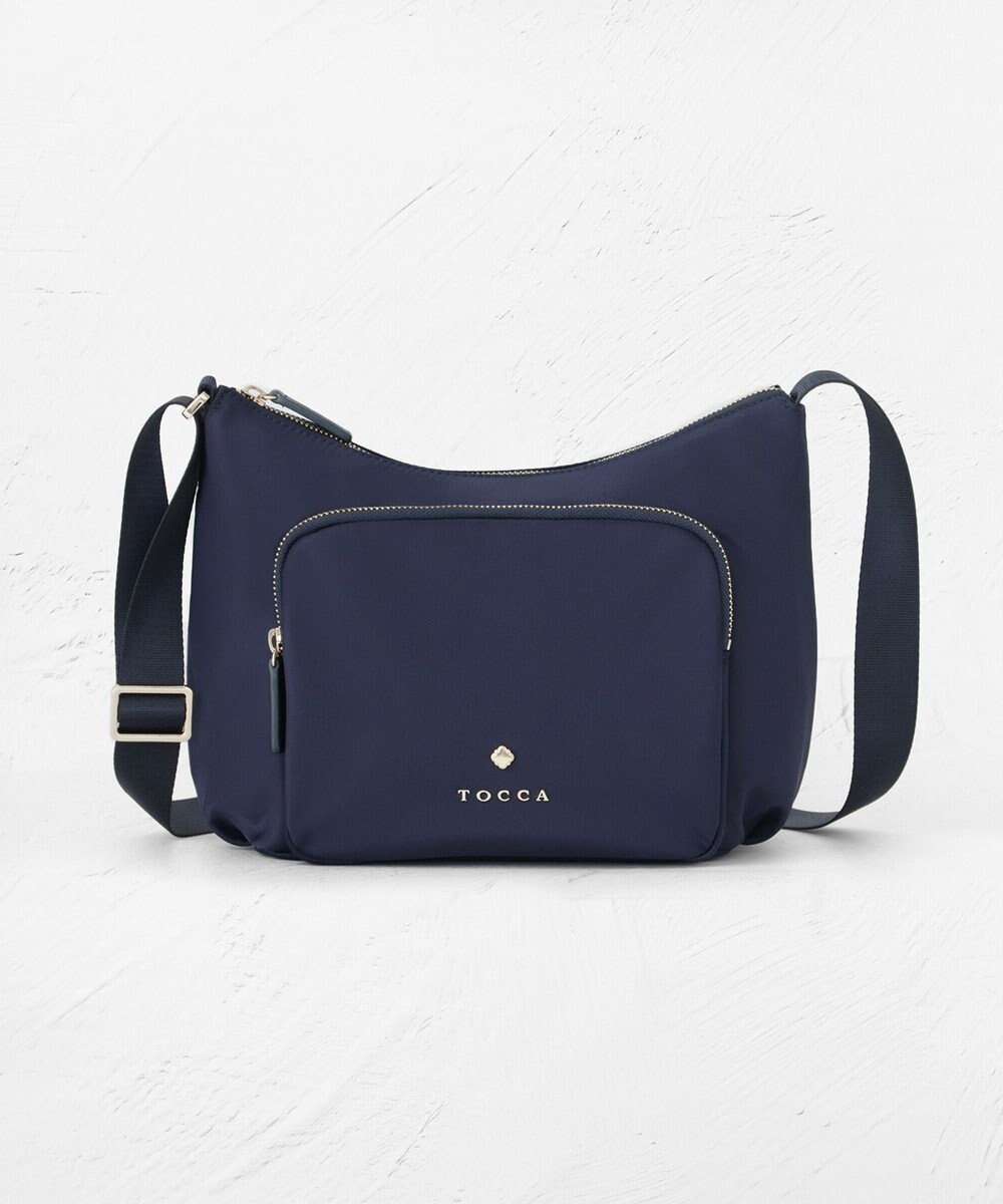 【トッカ/TOCCA】の【撥水】OPENING SENSE NYLONBAG ショルダーバッグ インテリア・キッズ・メンズ・レディースファッション・服の通販 founy(ファニー)  ファッション Fashion レディースファッション Fashion for Women バッグ Bags ショルダー Shoulder, Shoulder Strap ジップ Zip, Zipper 財布 Wallet, Purse トレンド Trend, Trending Now ハーフ Half, Half-Length フォルム Silhouette, Form フロント Front, Front Design ポケット Pocket, Pocket Detail メタル Metal, Metal Parts S/S・春夏 SS, Spring/Summer, Warm Season 新作・新入荷 New Arrivals / New In おすすめ Recommended / Our Picks 夏 Summer 旅行 Travel ビジネス 仕事 通勤 Business / Work / Commuting 2026年 2026 ネイビー系|ID: prp329100004757931 ipo3291000000034424405