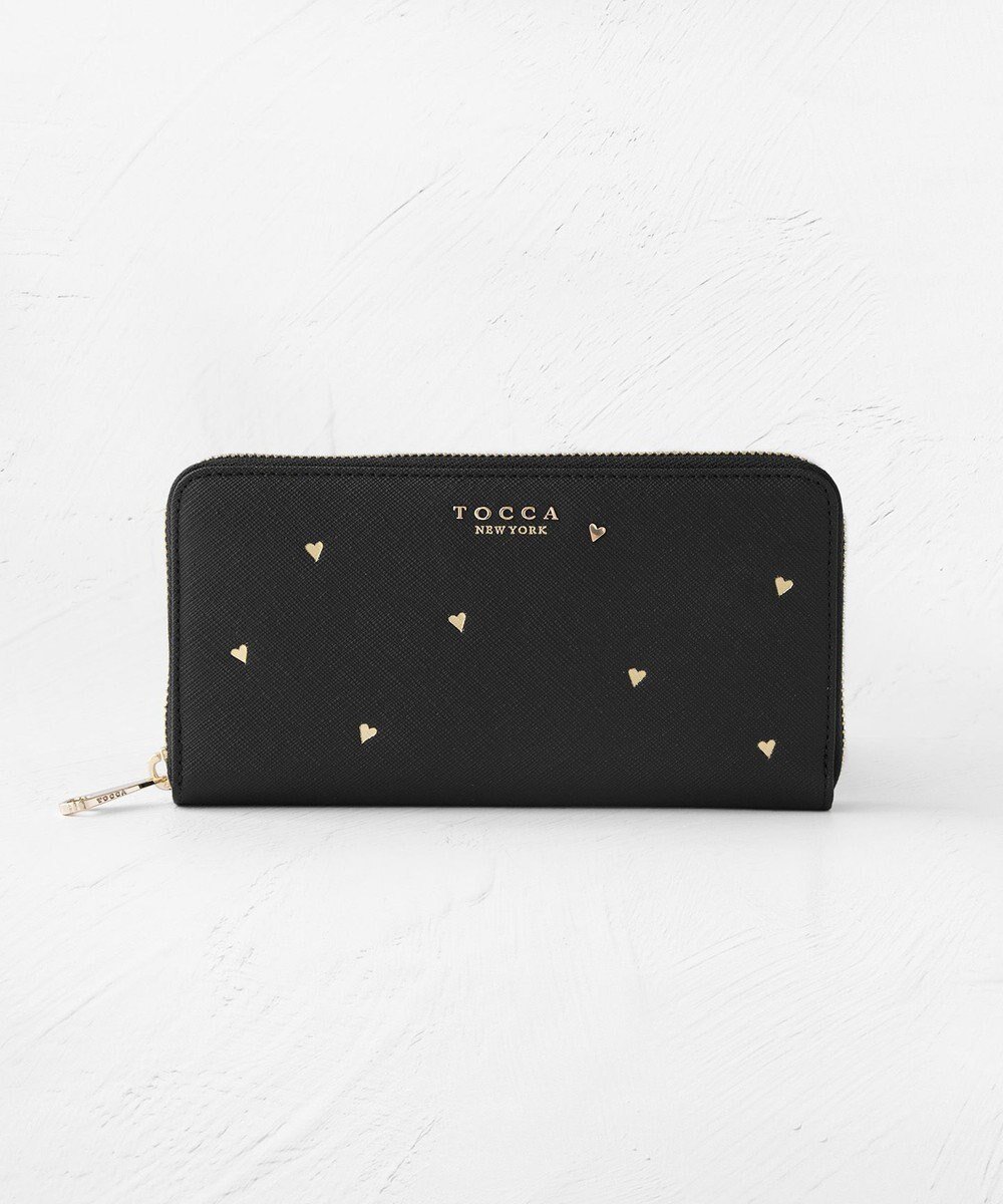 【トッカ/TOCCA】のLUCKY SHOWER LONGWALLET 長財布 インテリア・キッズ・メンズ・レディースファッション・服の通販 founy(ファニー) 　ファッション　Fashion　レディースファッション　Fashion for Women　ミニ財布・二つ折り財布　Wallets & Card Cases　財布　Wallet, Purse　テクスチャー　Texture, Textured Fabric　ポケット　Pocket, Pocket Detail　メタル　Metal, Metal Parts　モチーフ　Motif, Design Theme　リュクス　Luxury, Elegant, High-End, Chic　ロマンティック　Romantic, Feminine Style　S/S・春夏　SS, Spring/Summer, Warm Season　新作・新入荷　New Arrivals / New In　おすすめ　Recommended / Our Picks　夏　Summer　2026年　2026　ブラック系|ID: prp329100004757933 ipo3291000000034424416