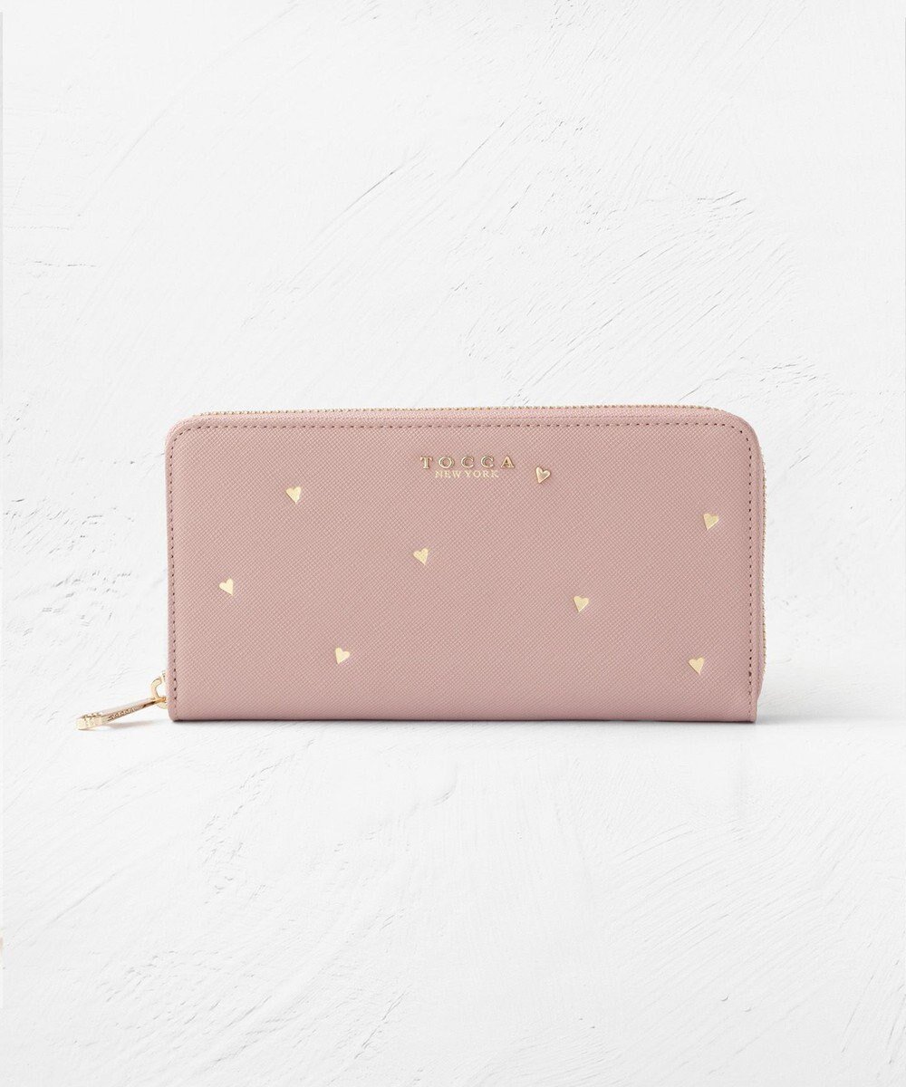 【トッカ/TOCCA】のLUCKY SHOWER LONGWALLET 長財布 インテリア・キッズ・メンズ・レディースファッション・服の通販 founy(ファニー) 　ファッション　Fashion　レディースファッション　Fashion for Women　ミニ財布・二つ折り財布　Wallets & Card Cases　財布　Wallet, Purse　テクスチャー　Texture, Textured Fabric　ポケット　Pocket, Pocket Detail　メタル　Metal, Metal Parts　モチーフ　Motif, Design Theme　リュクス　Luxury, Elegant, High-End, Chic　ロマンティック　Romantic, Feminine Style　S/S・春夏　SS, Spring/Summer, Warm Season　新作・新入荷　New Arrivals / New In　おすすめ　Recommended / Our Picks　夏　Summer　2026年　2026　ピンク系|ID: prp329100004757933 ipo3291000000034424419