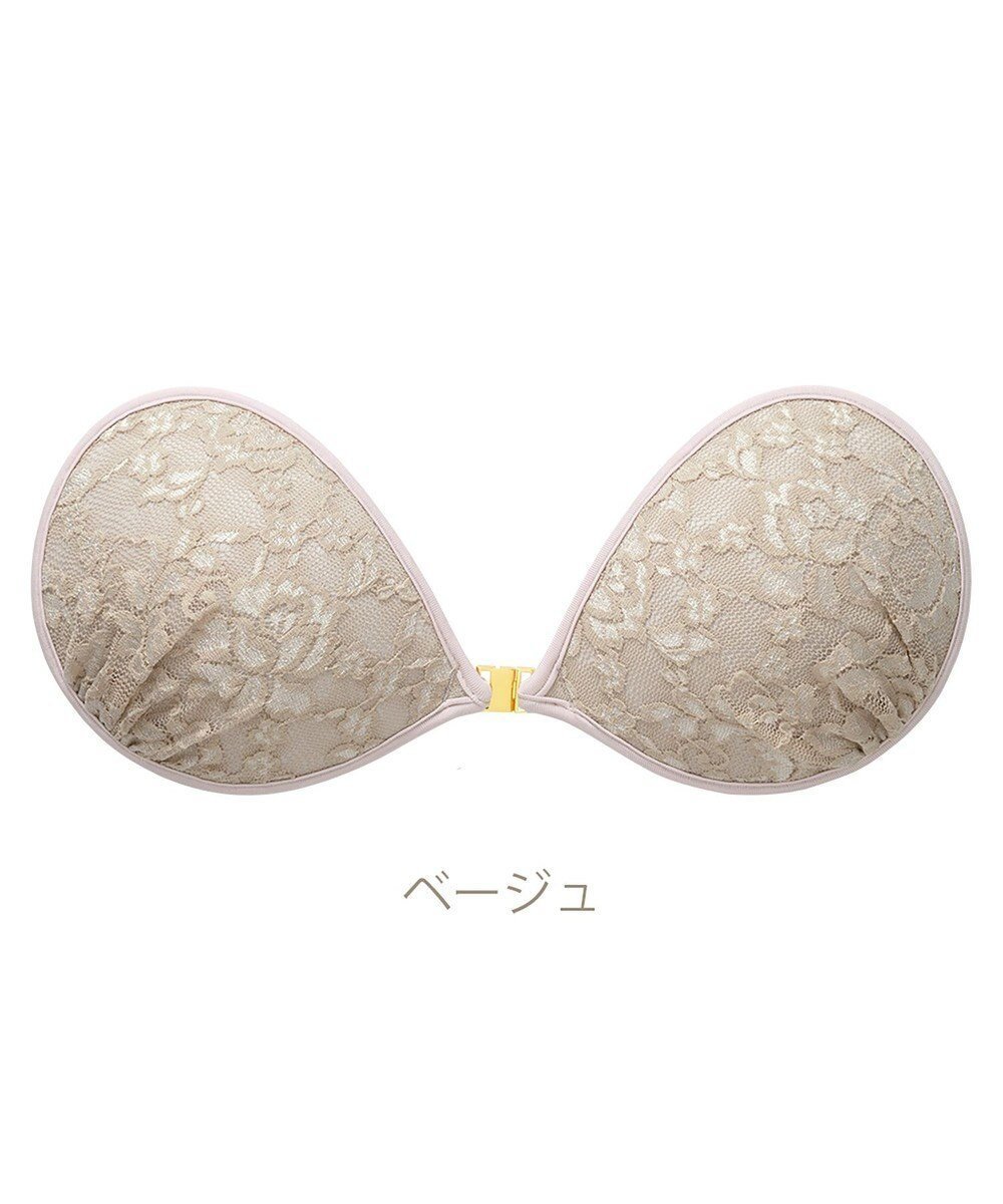 【ブラデリス ニューヨーク/BRADELIS New York】の【NuBra / ボリュームアップ】パテッドヌーブラ クラシカルブーケ 蒸れにくい バックレス コレクション デザインヌーブラ 正規品 インテリア・キッズ・メンズ・レディースファッション・服の通販 founy(ファニー) 　ファッション　Fashion　レディースファッション　Fashion for Women　バッグ　Bags　アンダー　Underwear Essentials　オイル　Body Oil　キャミソール　Camisole, Spaghetti Strap Top　クラシカル　Classical, Vintage-Inspired　コレクション　Collection, Seasonal Line　軽量　Lightweight, Ultra Light　ショルダー　Shoulder, Shoulder Strap　ショーツ　Shorts, Short Pants　シリコン　Silicone, Silicone Material　タオル　Towel, Bath Towel　ドレス　Dress, One-Piece　定番　Standard, Basic Item　人気　Popular, Best Seller　パイピング　Piping, Trim Design　フォルム　Silhouette, Form　フラワー　Flower, Floral　ブラジャー　Bra, Lingerie　レース　Lace, Lace Fabric　A/W・秋冬　Autumn/Winter　おすすめ　Recommended / Our Picks　エレガント 上品　Elegant　結婚式　Wedding　ベージュ|ID: prp329100004757939 ipo3291000000034424448