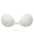 【ブラデリス ニューヨーク/BRADELIS New York】の【NuBra / ボリュームアップ】パテッドヌーブラ クラシカルブーケ 蒸れにくい バックレス コレクション デザインヌーブラ 正規品 ホワイト|ID: prp329100004757939 ipo3291000000034424450