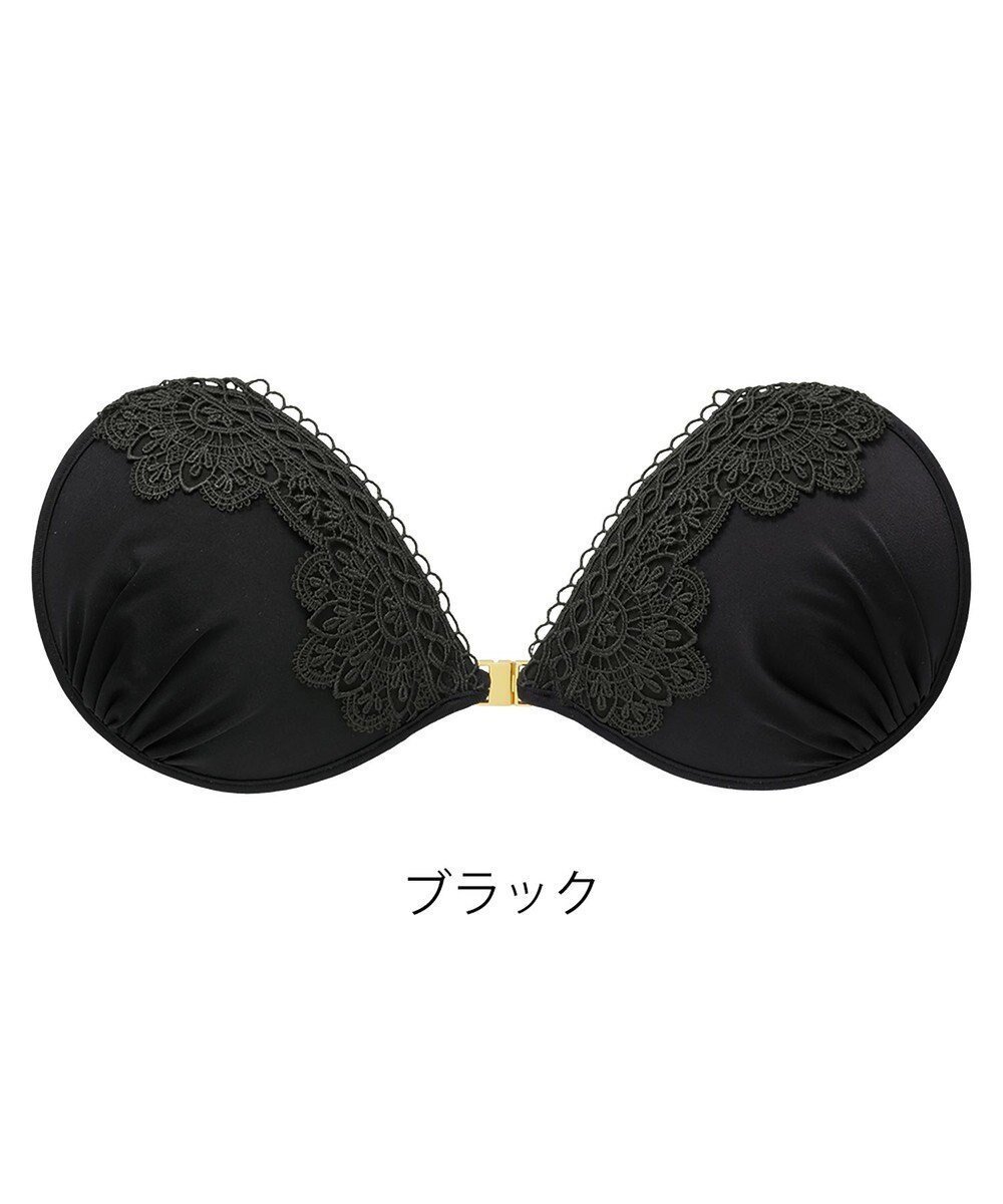 【ブラデリス ニューヨーク/BRADELIS New York】の【NuBra / ボリュームアップ】パテッドヌーブラ ノクターンレース 蒸れにくい バックレス コレクション デザインヌーブラ 正規品 人気、トレンドファッション・服の通販 founy(ファニー) 　ファッション　Fashion　レディースファッション　Fashion for Women　バッグ　Bags　アンダー　Underwear Essentials　オイル　Body Oil　キャミソール　Camisole, Spaghetti Strap Top　クラシック　Classic, Timeless Style　コレクション　Collection, Seasonal Line　軽量　Lightweight, Ultra Light　ショルダー　Shoulder, Shoulder Strap　ショーツ　Shorts, Short Pants　シリコン　Silicone, Silicone Material　タオル　Towel, Bath Towel　ドレス　Dress, One-Piece　定番　Standard, Basic Item　人気　Popular, Best Seller　パイピング　Piping, Trim Design　フォルム　Silhouette, Form　ブラジャー　Bra, Lingerie　ラグジュアリー　Luxury, Elegant　レース　Lace, Lace Fabric　ロマンティック　Romantic, Feminine Style　A/W・秋冬　Autumn/Winter　おすすめ　Recommended / Our Picks　エレガント 上品　Elegant　結婚式　Wedding　 other-1|ID: prp329100004757940 ipo3291000000034424452