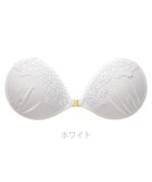 【ブラデリス ニューヨーク/BRADELIS New York】の【NuBra / ボリュームアップ】パテッドヌーブラ ノクターンレース 蒸れにくい バックレス コレクション デザインヌーブラ 正規品 ホワイト|ID: prp329100004757940 ipo3291000000034424454