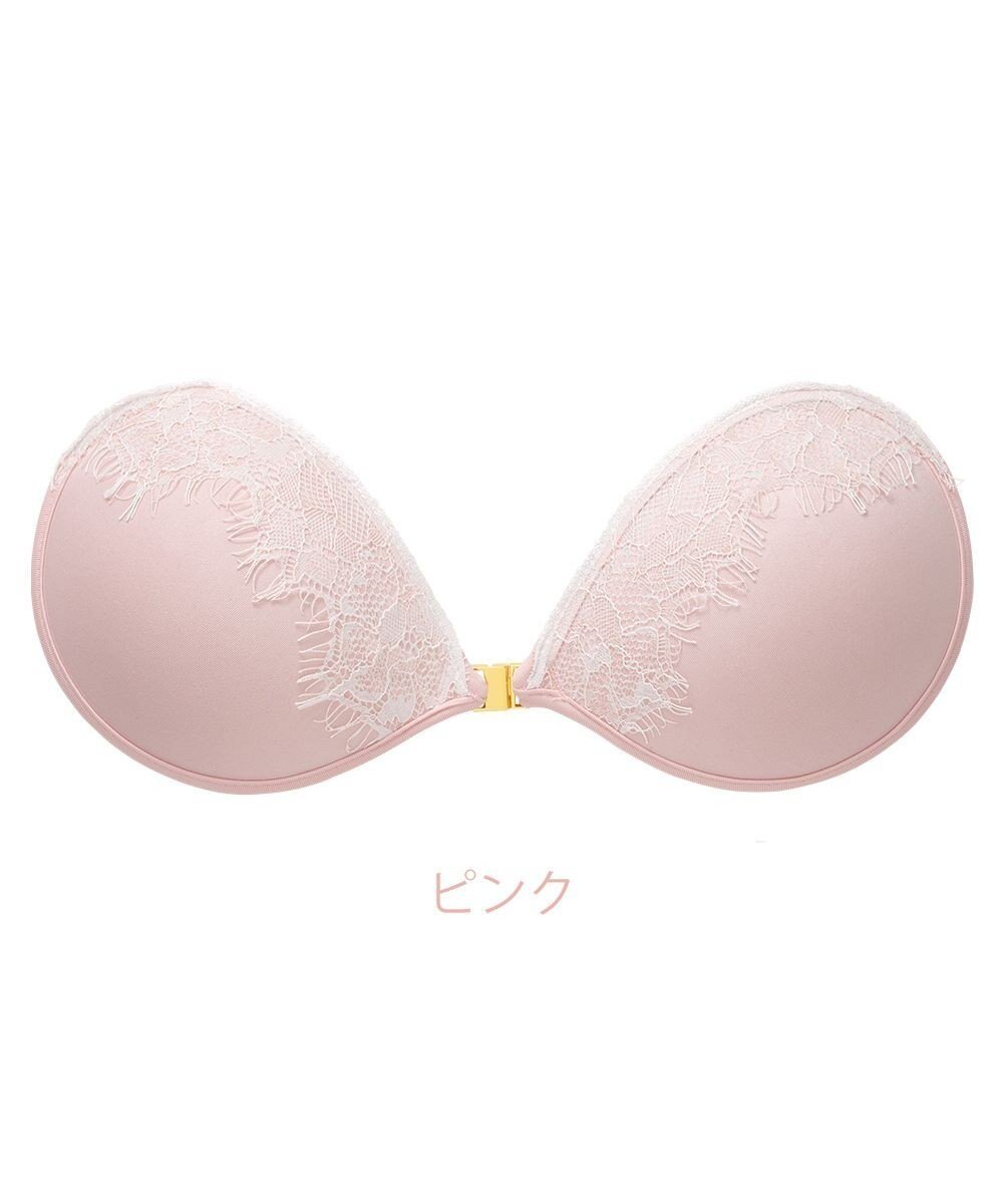 【ブラデリス ニューヨーク/BRADELIS New York】の【NuBra / ボリュームアップ】パテッドヌーブラ シェルリュクス 蒸れにくい バックレス コレクション デザインヌーブラ 正規品 インテリア・キッズ・メンズ・レディースファッション・服の通販 founy(ファニー) 　ファッション　Fashion　レディースファッション　Fashion for Women　バッグ　Bags　アンダー　Underwear Essentials　オイル　Body Oil　キャミソール　Camisole, Spaghetti Strap Top　コレクション　Collection, Seasonal Line　軽量　Lightweight, Ultra Light　ショルダー　Shoulder, Shoulder Strap　ショーツ　Shorts, Short Pants　シリコン　Silicone, Silicone Material　シンプル　Simple, Minimal　タオル　Towel, Bath Towel　ドレス　Dress, One-Piece　定番　Standard, Basic Item　人気　Popular, Best Seller　パイピング　Piping, Trim Design　フォルム　Silhouette, Form　ブラジャー　Bra, Lingerie　レース　Lace, Lace Fabric　A/W・秋冬　Autumn/Winter　おすすめ　Recommended / Our Picks　エレガント 上品　Elegant　結婚式　Wedding　ピンク|ID: prp329100004757941 ipo3291000000034424456