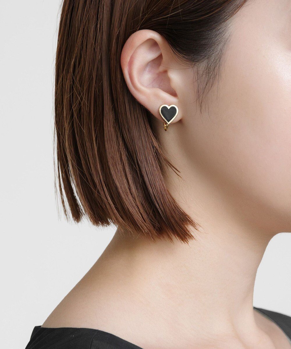 【トッカ/TOCCA】のWITH HEART EARRINGS イヤリング インテリア・キッズ・メンズ・レディースファッション・服の通販 founy(ファニー) ファッション Fashion レディースファッション Fashion for Women ジュエリー Jewelry ファッションリング Fashion Rings イヤリング・フープ・ドロップタイプ Hoop, Drop & Clip Earrings 2026年 2026 アクセサリー Fashion Accessories イヤリング Earrings ジュエリー Jewelry, Accessories バランス Balance, Style Balance モダン Modern, Contemporary モチーフ Motif, Design Theme モノトーン Monotone, Black and White リュクス Luxury, Elegant, High-End, Chic 夏 Summer S/S・春夏 SS, Spring/Summer, Warm Season ブラック系|ID: prp329100004757946 ipo3291000000034424472